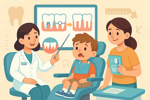 الخلع المبكر للأسنان اللبنية