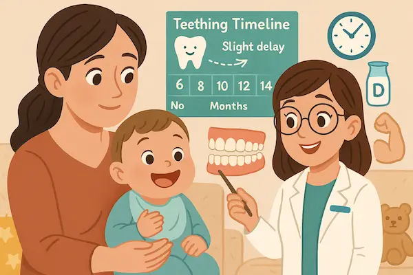 تأخر ظهور الأسنان عند الأطفال