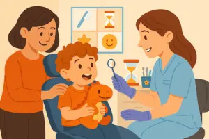 زيارة طبيب الأسنان لطفل ADHD