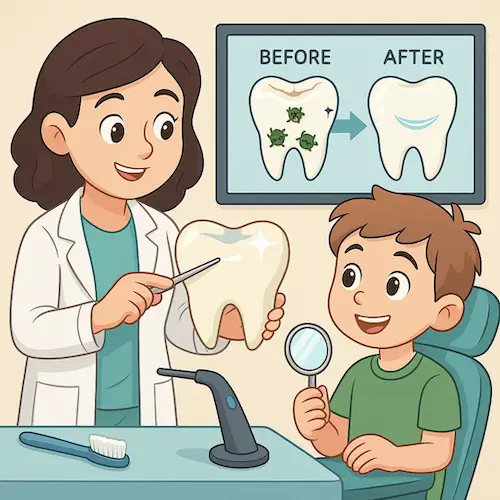 عازل شقوق الأسنان